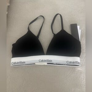 Calvin Klein Black and White Bralette